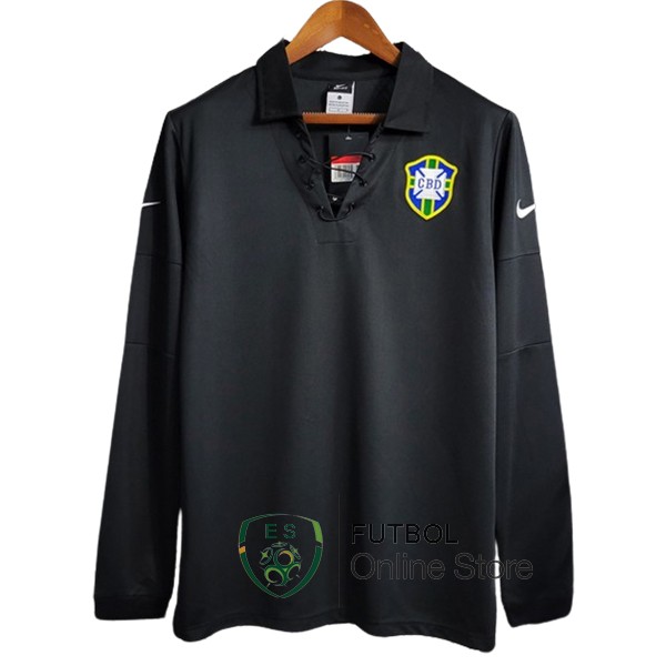 Retro Camiseta Brasil 1998 Manga Larga Portero