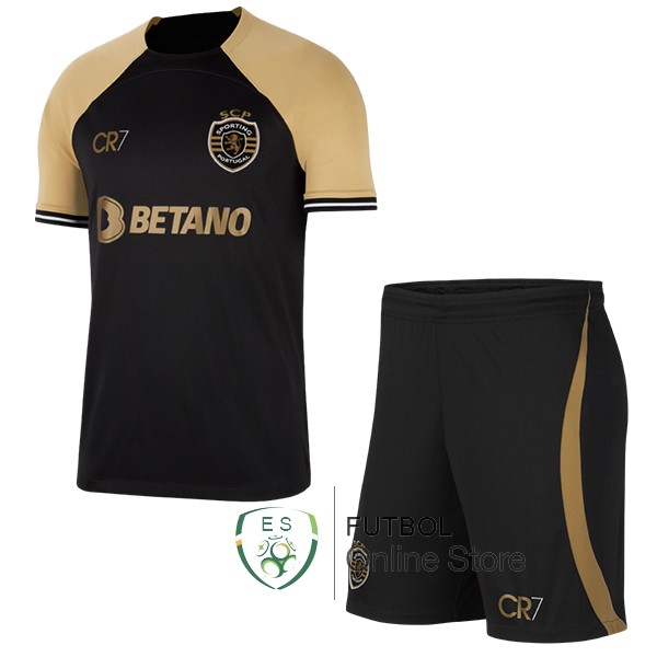 Tailandia Camiseta Sporting de Lisboa Conjunto Completo Hombre 23/2024 Segunda