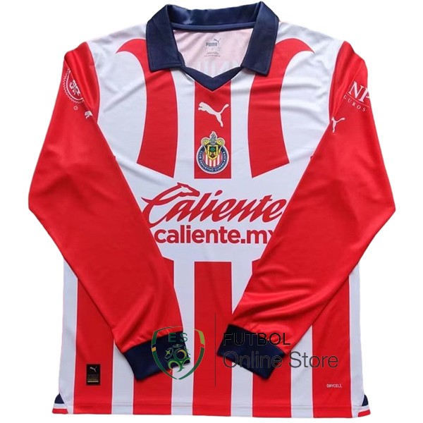 Tailandia Camiseta CD Guadalajara 22/2024 Manga Larga Primera