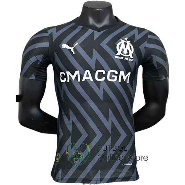 Tailandia Camiseta Del Marseille Jugadores Portero Negro 23/2024