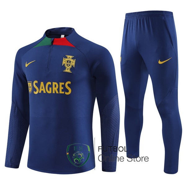 Chandal Del Conjunto Completo Portugal Ninos Azul I Marino 2023