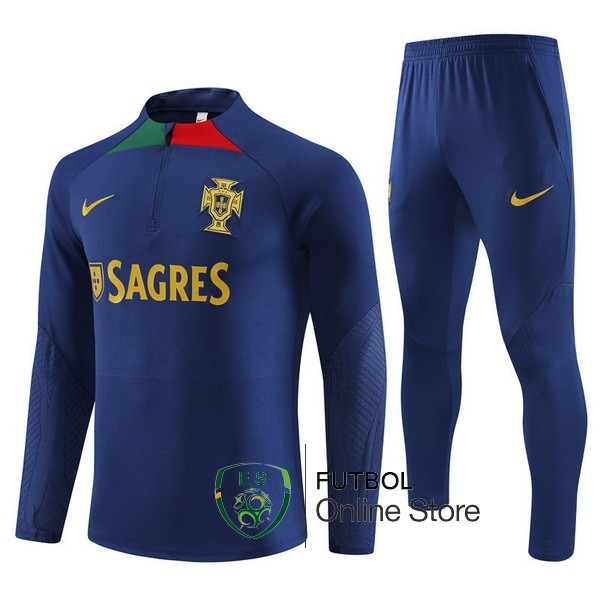 Chandal Del Conjunto Completo Portugal Azul I Marino 2023