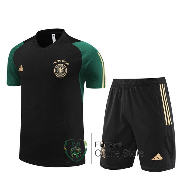 Entrenamiento Del Conjunto Completo Alemania Verde Negro 2023