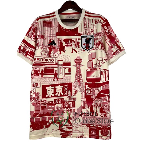 Tailandia Camiseta Del Japon Especial Amarillo Rojo Amarillo 2023