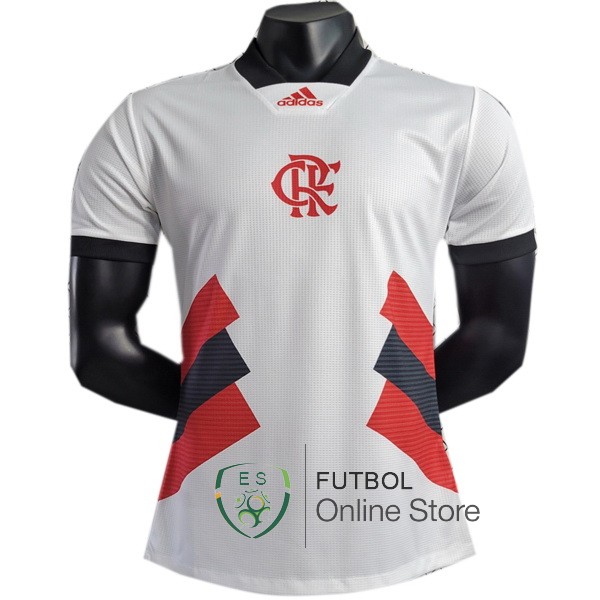 Tailandia Jugadores Camiseta Flamengo 23/2024 Especial Blanco