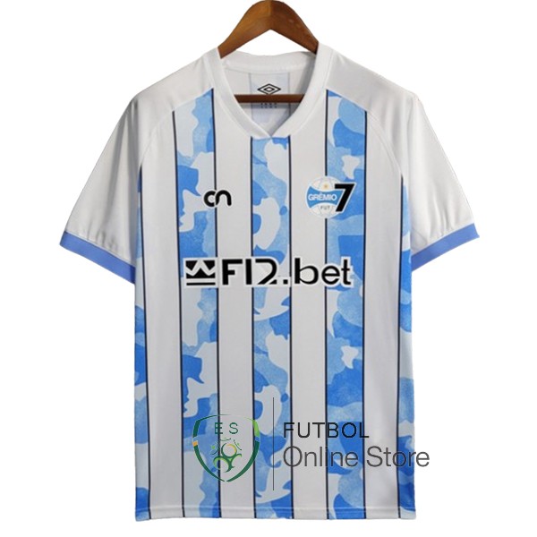 Tailandia Camiseta Gremio 23/2024 Especial Azul Blanco