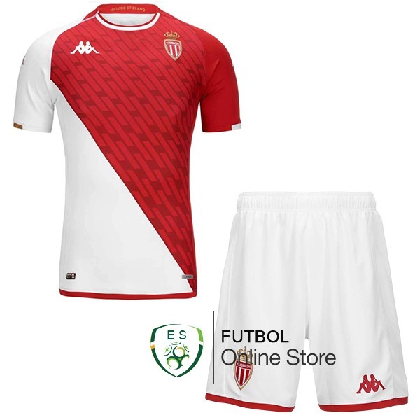 Camiseta AS Monaco Nino 23/2024 Primera