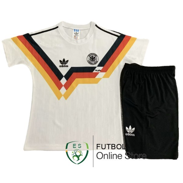 Camiseta Alemania Retro Nino Primera 1990
