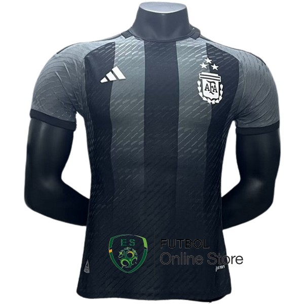 Camiseta Argentina Especial Jugadores 2024 Negro Gris