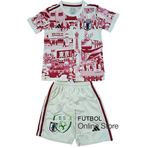 Camiseta Japon Nino Especial 2023 Rojo