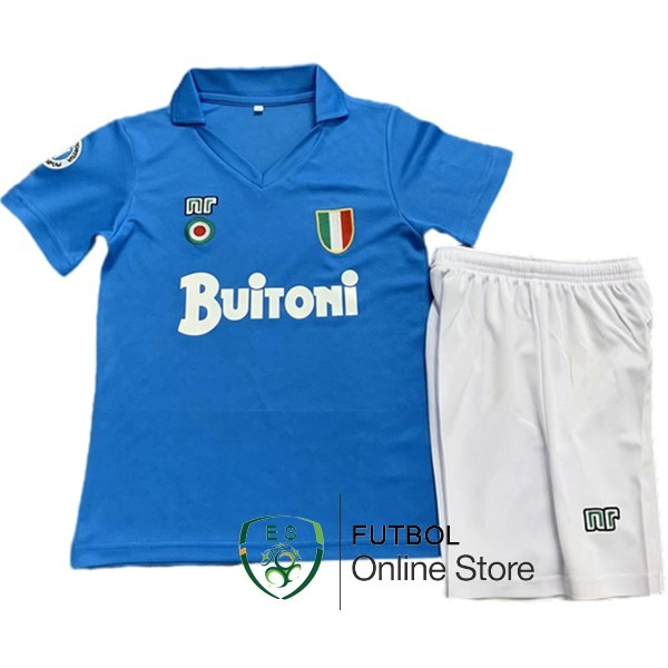 Camiseta Napoli Retro Nino Primera 1988/1987