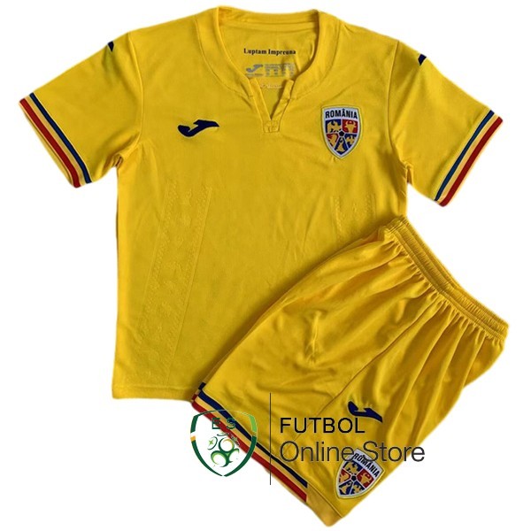Camiseta Rumania Conjunto Completo Hombre 2023 Primera