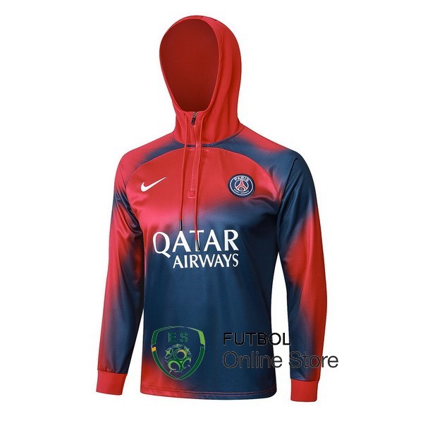 Chaqueta Con Capucha Paris Saint Germain 2023/2024 Rojo Azul