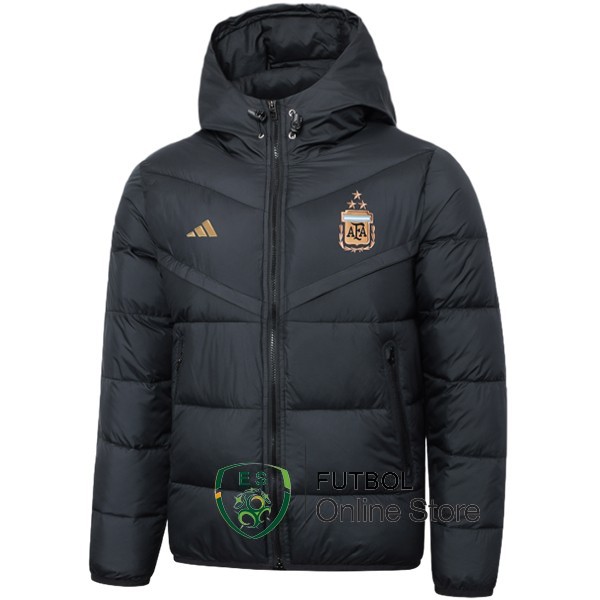 Chaqueta De Algodon Argentina 2024 Negro