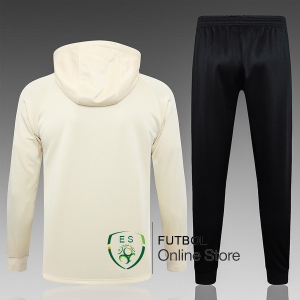 Conjunto Completo Chaqueta Con Capucha Paris Saint Germain 2023/2024 Amarillo Negro