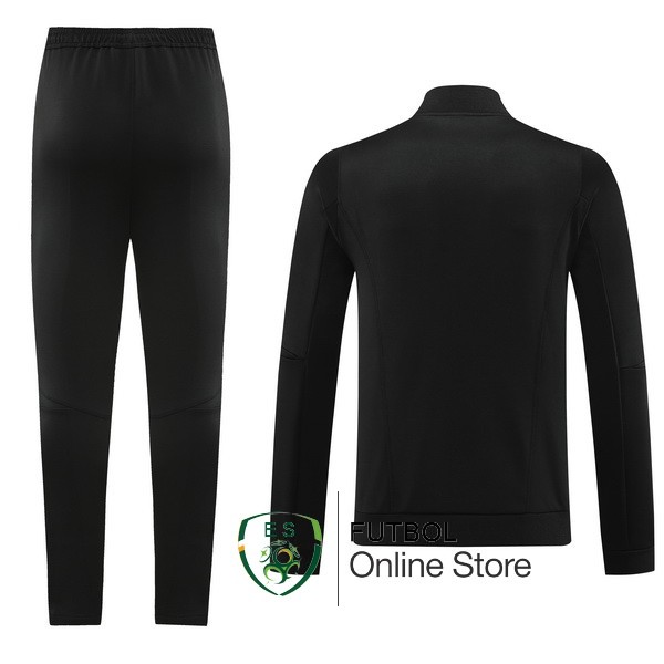 Conjunto Completo Ropa Deportiva Con Cremallera Larga Bayern Munich 2023/2024 Negro I Purpura