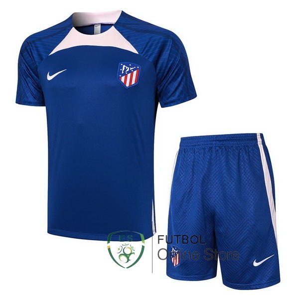 Entrenamiento Conjunto Completo Atletico Madrid 2023/2024 Azul Rosa