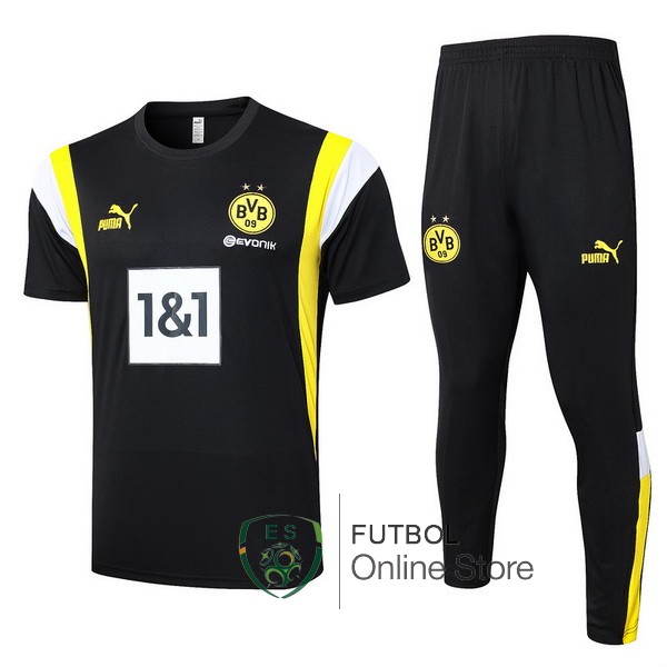 Entrenamiento Conjunto Completo Borussia Dortmund 2023/2024 Negro Amarillo Blanco