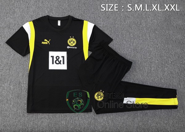 Entrenamiento Conjunto Completo Borussia Dortmund 2023/2024 Negro Amarillo Blanco