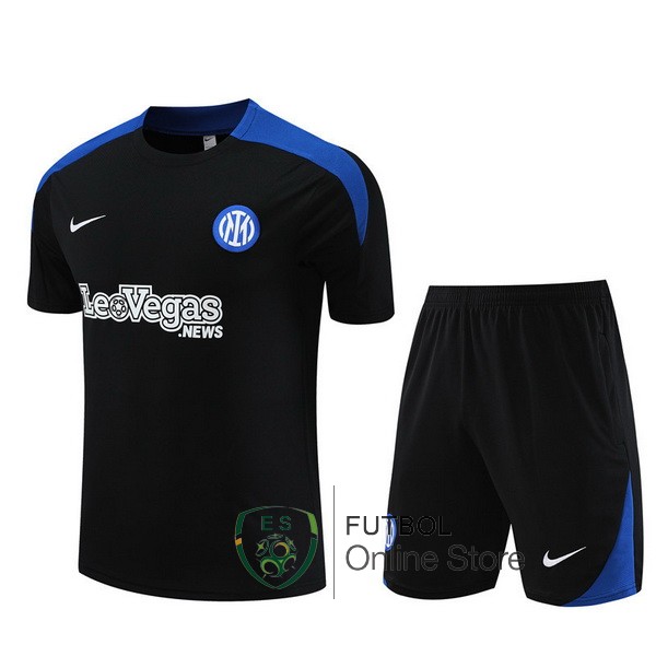 Entrenamiento Conjunto Completo Inter Milan 2023/2024 Negro Azul