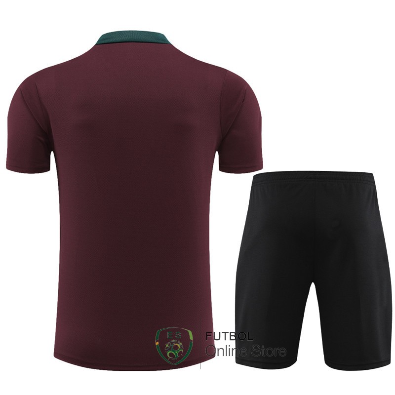 Entrenamiento Conjunto Completo Ninos Paris Saint Germain 2023 2024 Borgona Negro