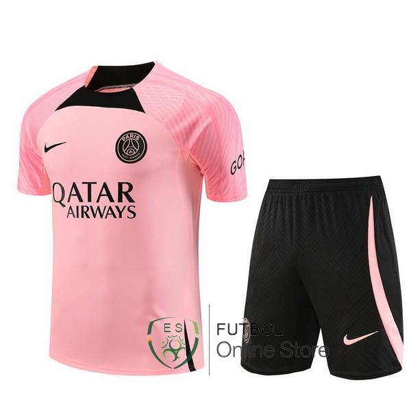 Entrenamiento Conjunto Completo Paris Saint Germain 2023/2024 Rosa Negro