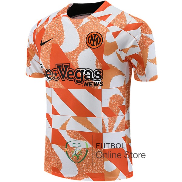 Entrenamiento Inter Milan 2023/2024 Naranja Blanco