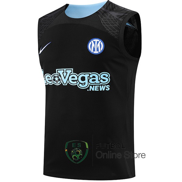 Entrenamiento Sin Mangas Inter Milan 2023/2024 Negro