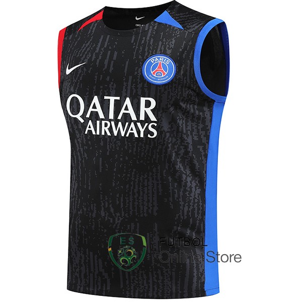 Entrenamiento Sin Mangas Paris Saint Germain 2023/2024 Gris Rojo Azul