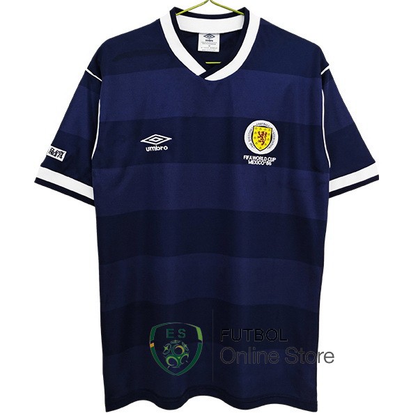 Retro Camiseta Escocia 1987 1988 Primera