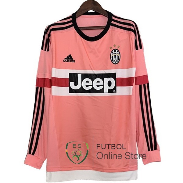 Retro Camiseta Juventus Manga Larga 2015-2016 Segunda