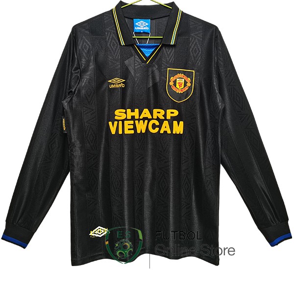 Retro Camiseta Manchester United Manga Larga 1993-1994 Segunda