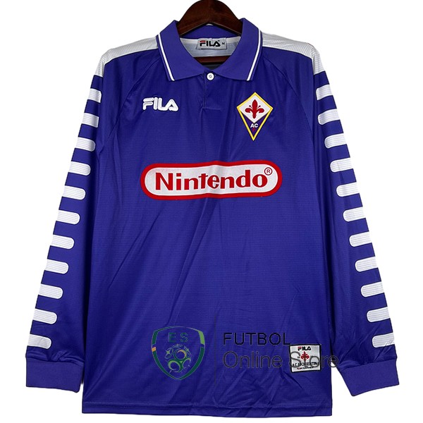 Retro Camiseta Manga Larga Fiorentina 1998 1999 Primera