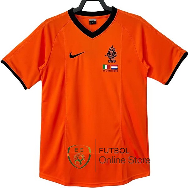 Retro Camiseta Paises Bajos 2000 Primera