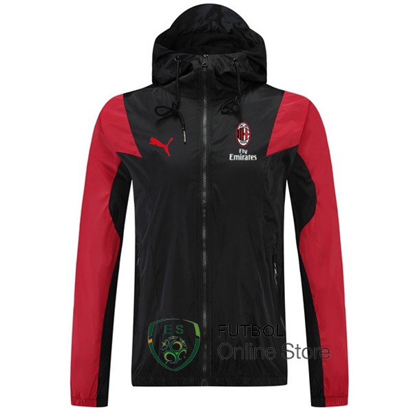 Rompevientos AC Milan 2023/2024 Negro Rojo