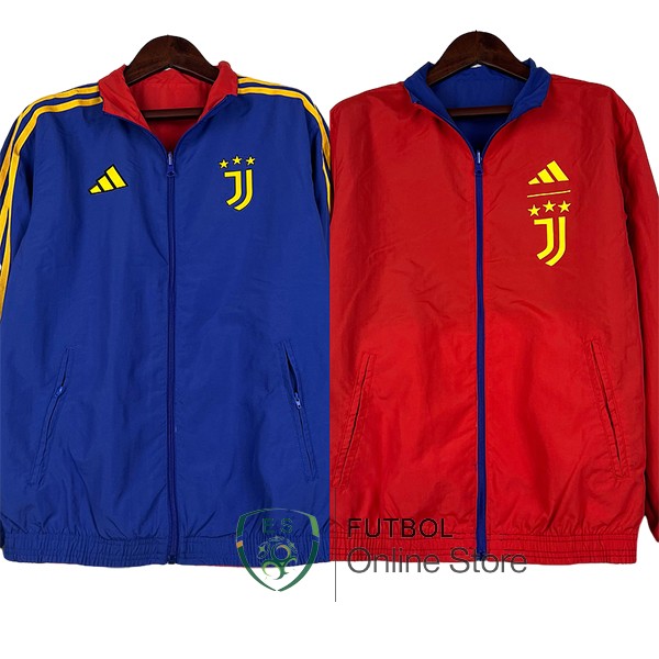 Rompevientos Juventus 2023/2024 Azul Rojo