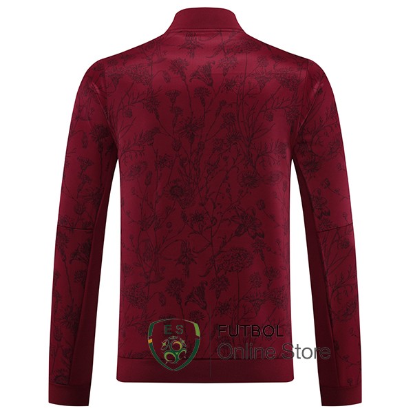 Ropa Deportiva Con Cremallera Larga Bayern Munich 2023/2024 Borgona
