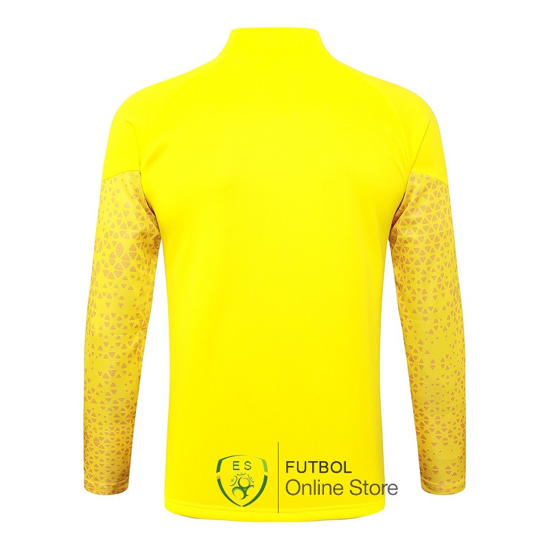 Ropa Deportiva Con Cremallera Larga Borussia Dortmund 2023/2024 Amarillo