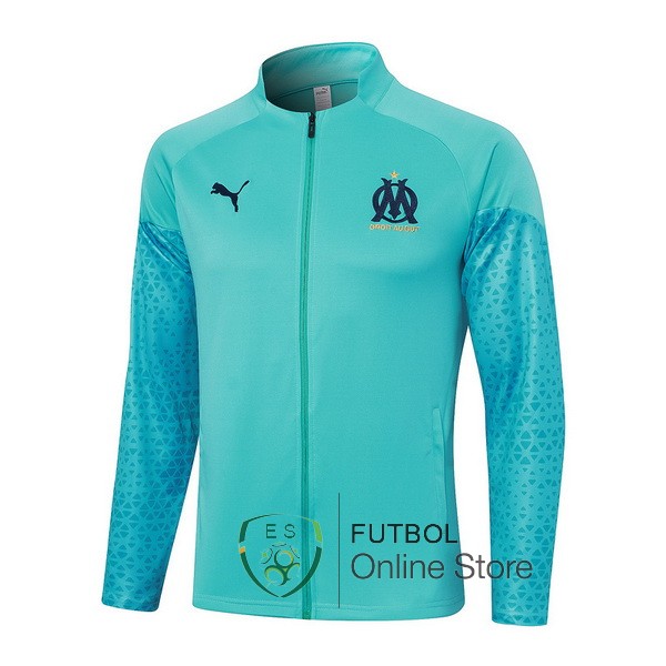 Ropa Deportiva Con Cremallera Larga Marsella 2023/2024 Verde Azul