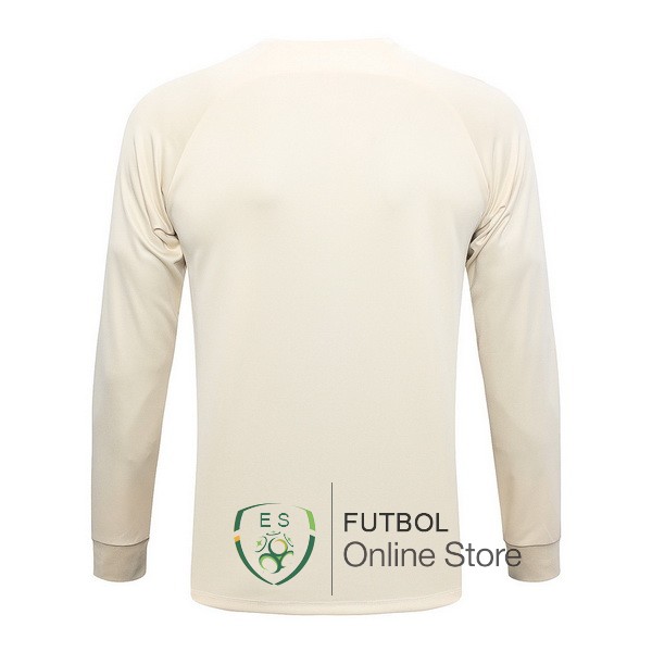 Ropa Deportiva Con Cremallera Larga Paris Saint Germain 2023/2024 Amarillo