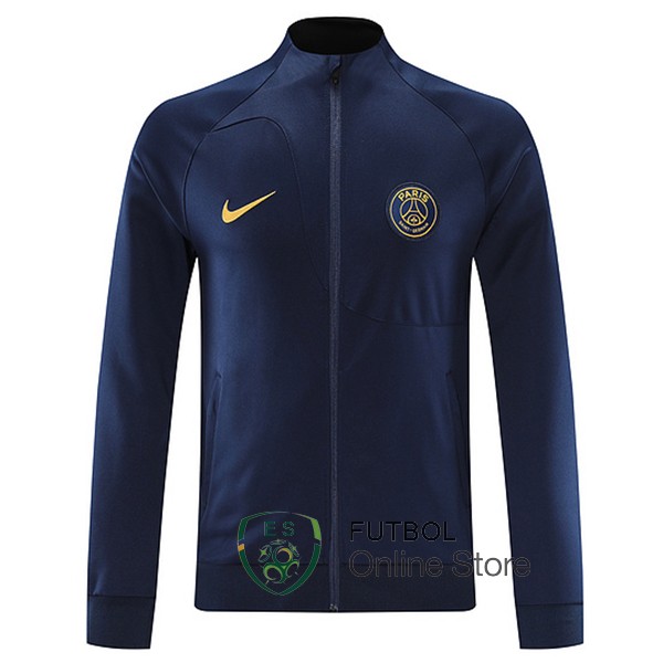 Ropa Deportiva Con Cremallera Larga Paris Saint Germain 2023/2024 Azul II Marino