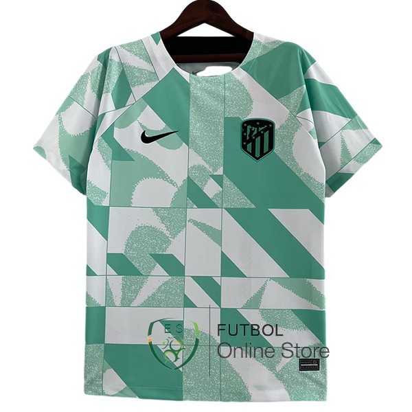 Tailandia Camiseta Atletico Madrid Previo al partido 2023/2024 Verde