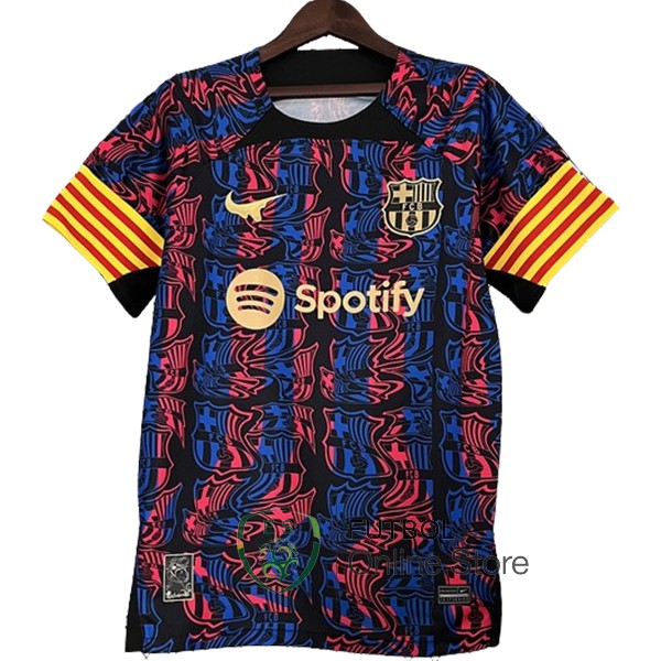 Tailandia Camiseta Barcelona Especial 2023/2024 Purpura I Azul