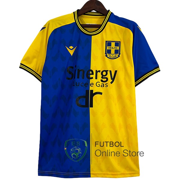 Tailandia Camiseta Edicion Conmemorativa Hellas Verona 120th Amarillo