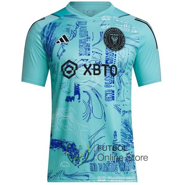 Tailandia Camiseta Inter Miami Especial 2023/2024 Azul Verde