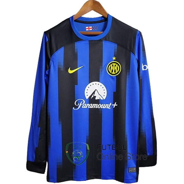Tailandia Camiseta Inter Milan Manga Larga 23/2024 Primera