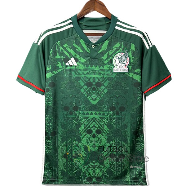Tailandia Camiseta Mexico Especial 2024 Verde