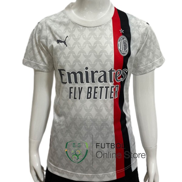 Tailandia Jugadores Camiseta AC Milan Ninos 23/2024 Segunda