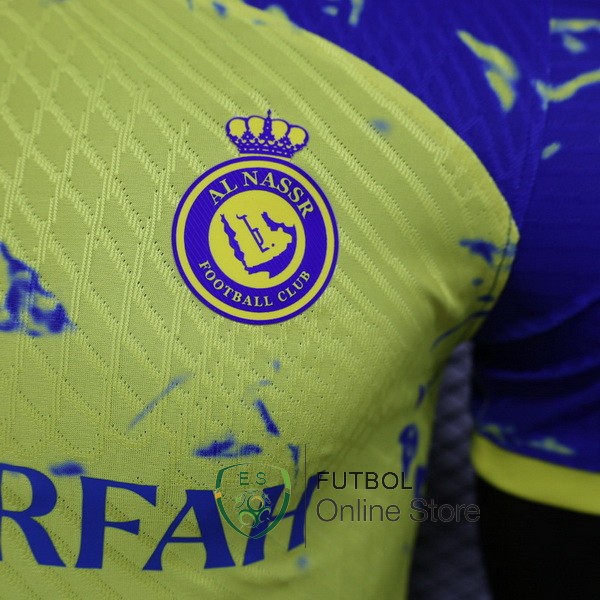 Tailandia Jugadores Camiseta Al Nassr Especial 2023 Especial 2024 Amarillo Azul