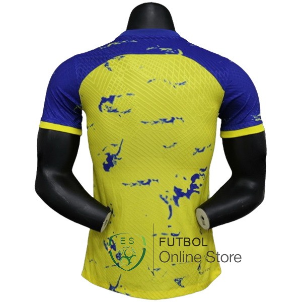 Tailandia Jugadores Camiseta Al Nassr Especial 2023 Especial 2024 Amarillo Azul